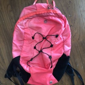 Hot pink lululemon backpack